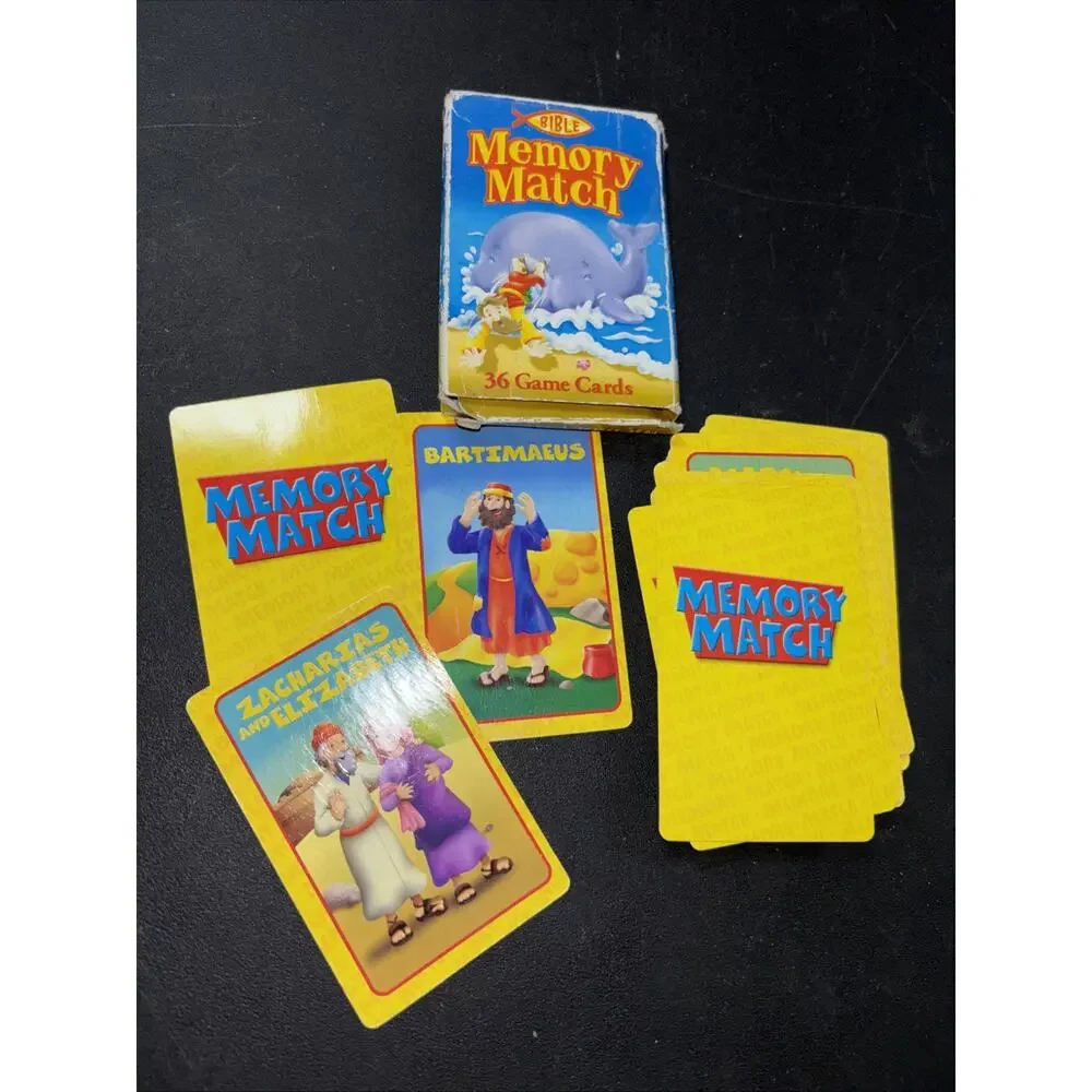Know Your Bible Quiz True False Quiz, Go Fish & Memory Match Games For Children